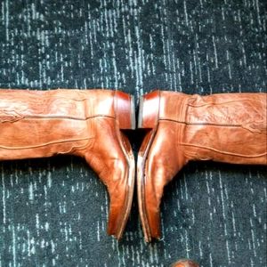 Men's Lucchino 1883 size 10 cowboy boots   Tan